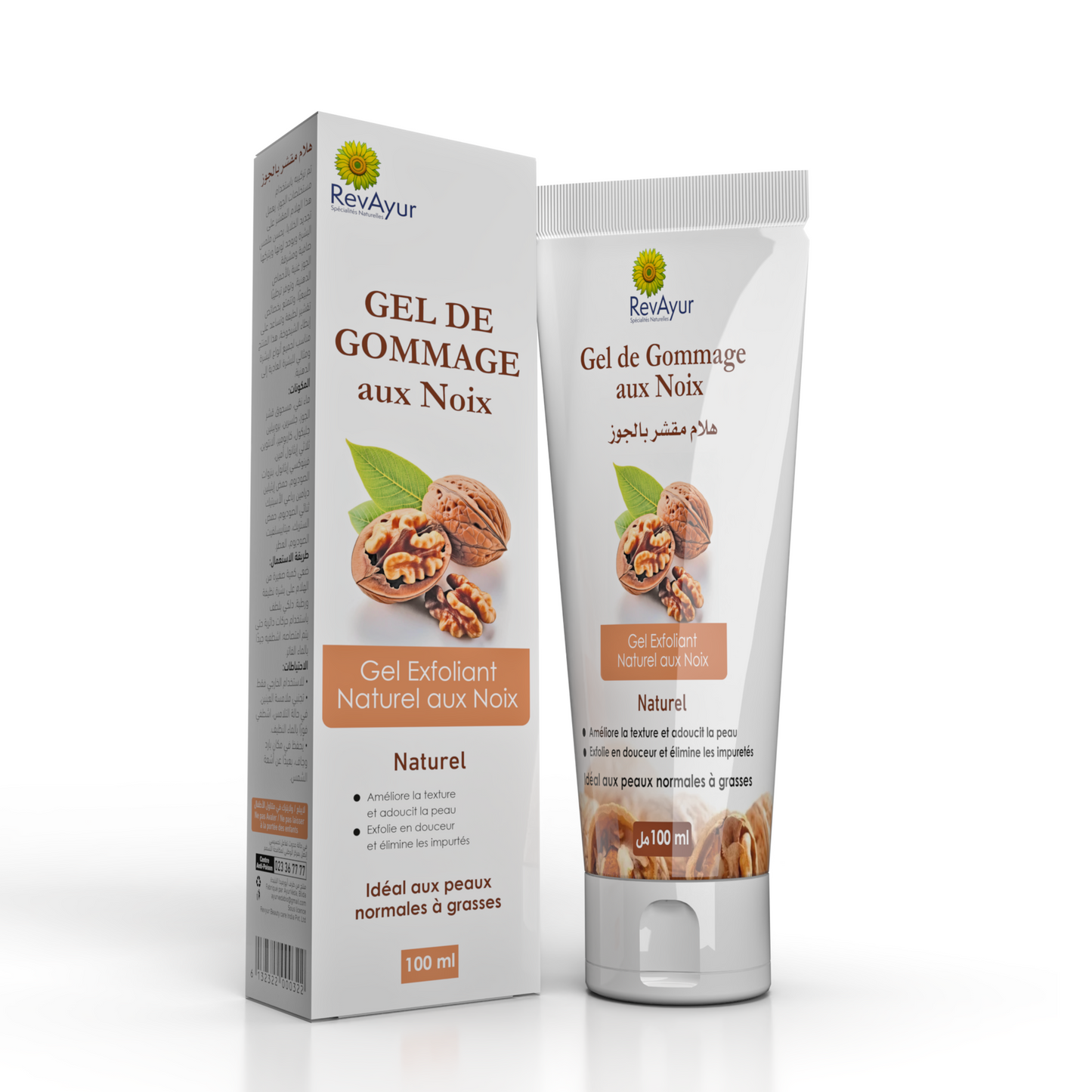 GEL DE GOMMAGE AUX NOIX
