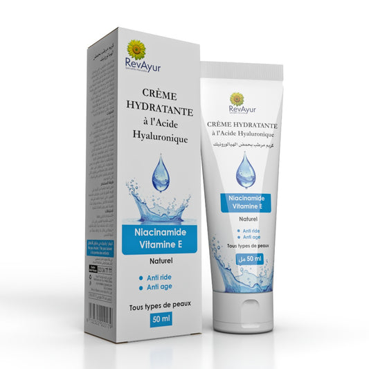 Crème Hydratante à l’Acide Hyaluronique et Vitamine E