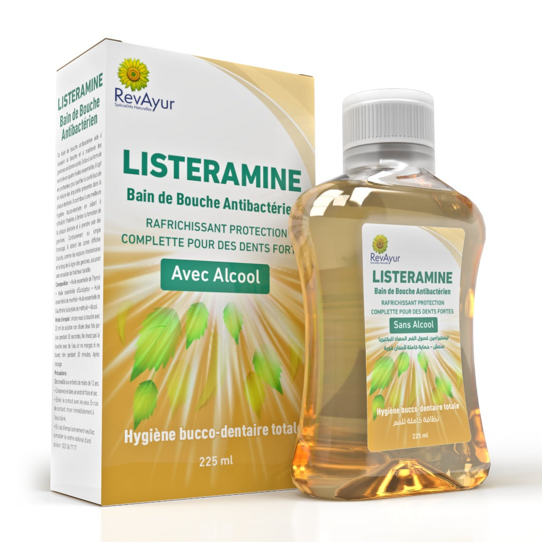 BAIN DE BOUCHE ANTIBACTÉRIEN (AVEC ALCOOL)