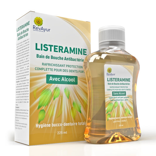 BAIN DE BOUCHE ANTIBACTÉRIEN (AVEC ALCOOL)